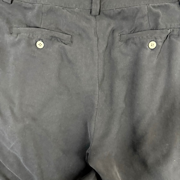 Tommy Bahama Relax Chino 100% Silk Shorts Mens Black Sz 35 Datenight Resort - Picture 6 of 14